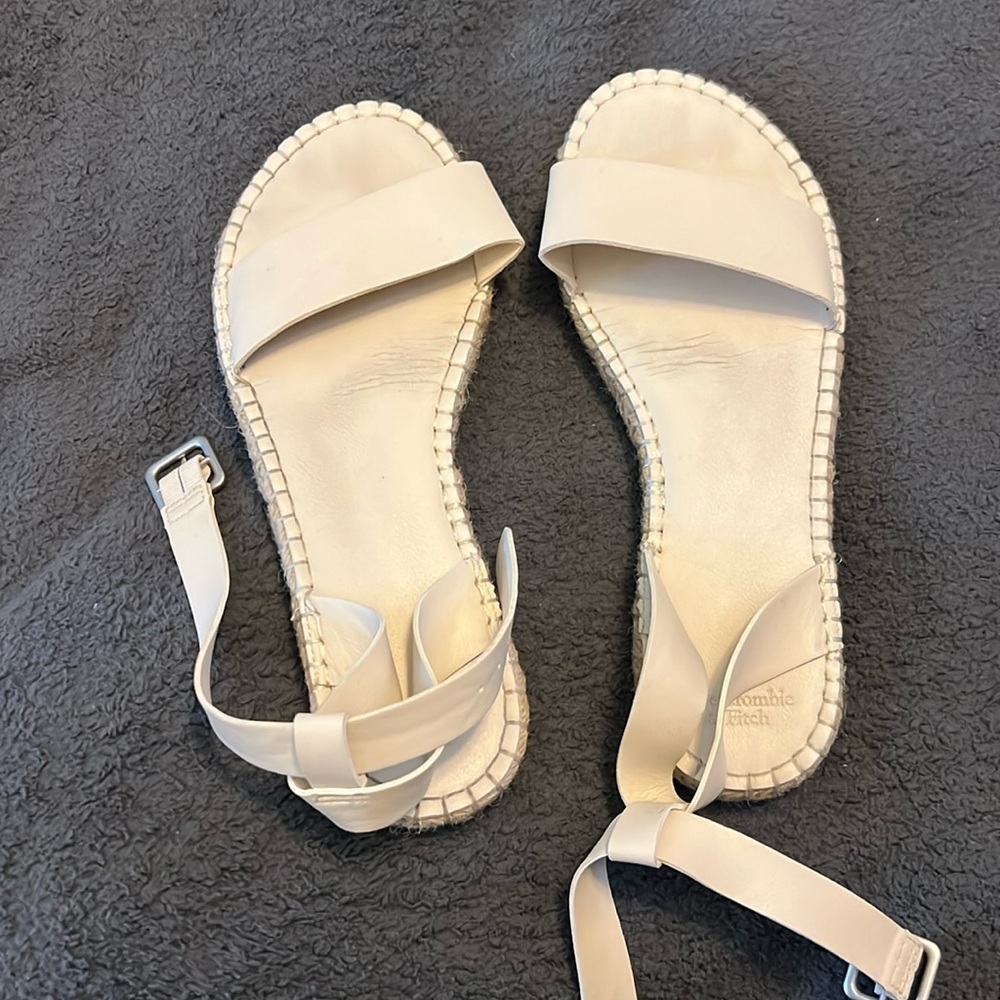 Abercrombie & Fitch espadrille sandals size 10